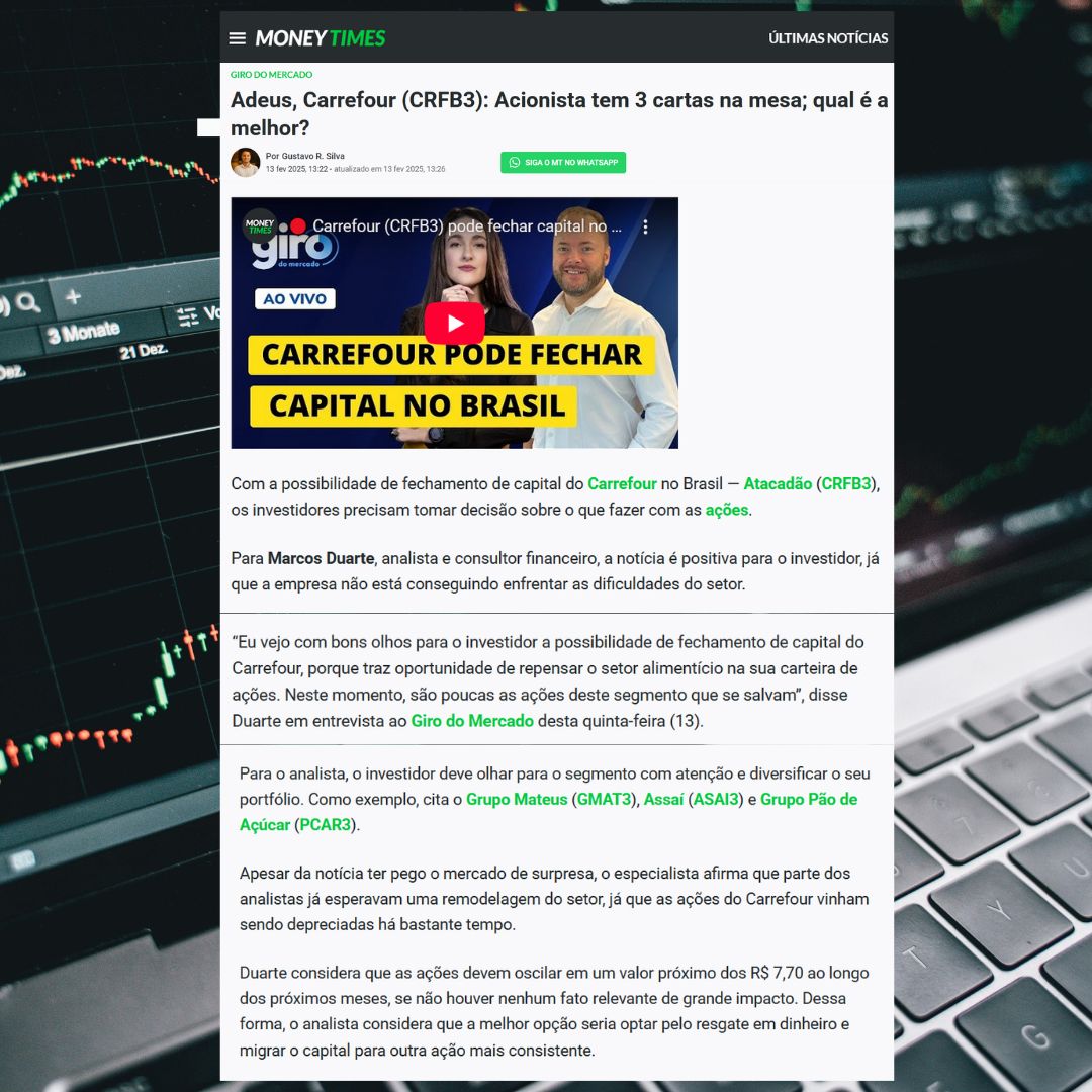 Capa Money Times